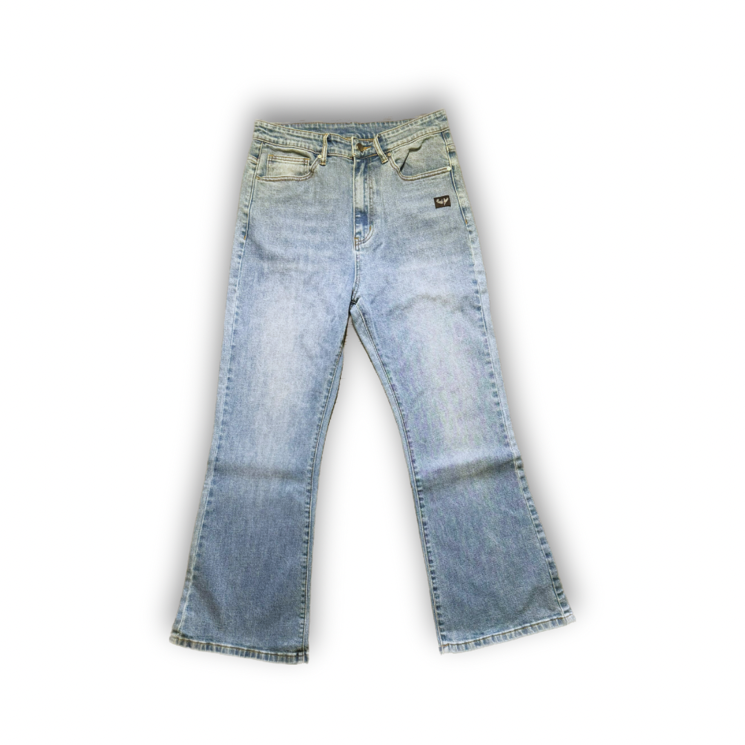 Icy Blue Boot Cut Jeans v1