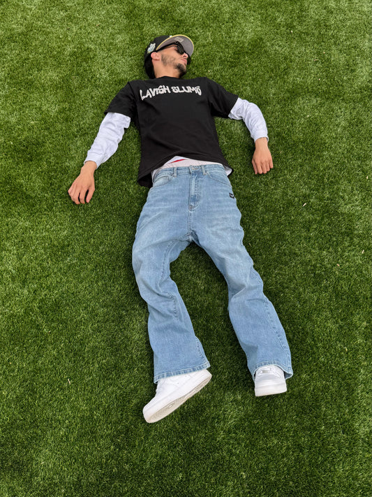 Blue Boot Cut Jeans v1