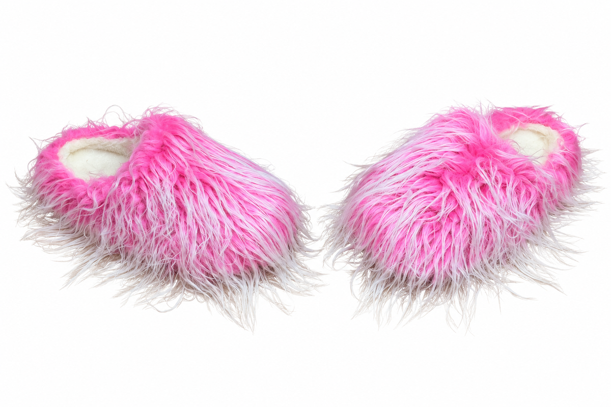 Monster Slippers Pink