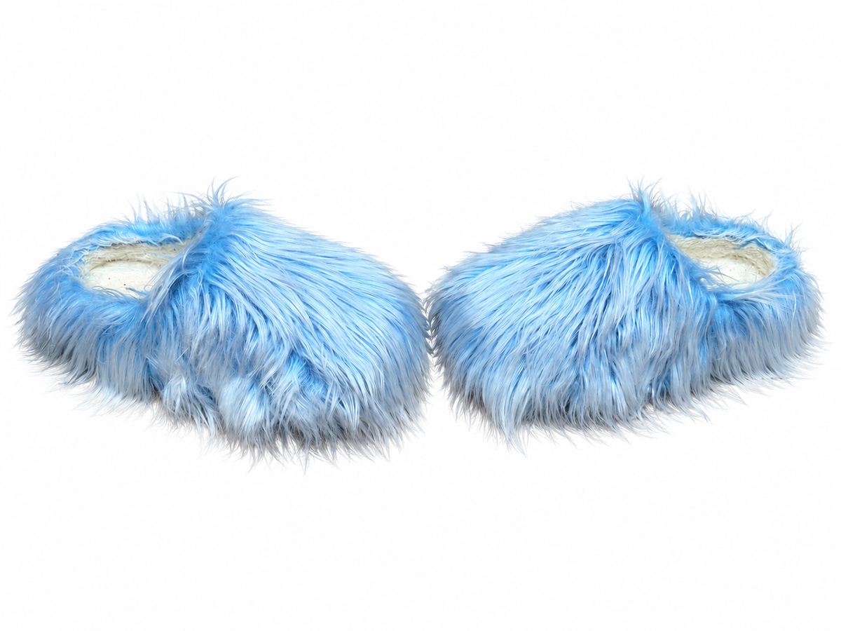 Monster Slippers Blue